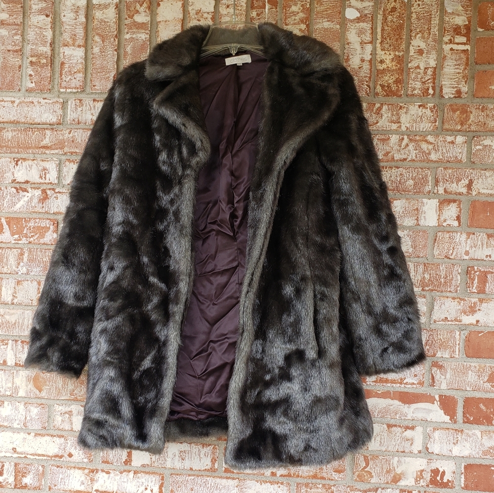 Clothes faux fur jacket